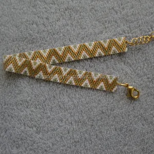 Bracelet miyuki/miyuki, en stock, zig zag