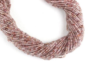 2022 Populaire AAA Grade 12.5 \ "Long Naturel Multi Rutile Pierres Précieuses Micro Facettes Rondelle Perles pour la Fabrication de Bijoux Bracelets - Product Image 4