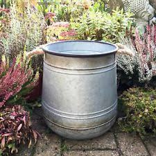 กระถางโลหะทรงกลมสำหรับปลูกต้นไม้ดีไซน์สีสันสดใสสำหรับตกแต่งบ้านกลางแจ้งแบบคลาสสิกโบราณ - Product Image 2