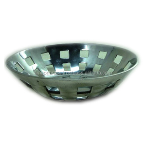 Round Shape Perforated <b>Metal</b> <b>Bowl</b> Tabletop Dinnerware <b>Bowl</b> - Product Image 1