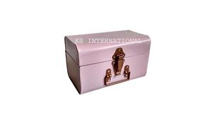 Revêtement En Poudre rose Malle De Rangement En Métal - Product Image 2