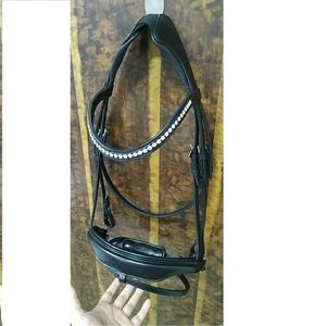 Handcrafted Horse Bridle in Black <b>Tan</b> <b>Brown</b> with Custom Logo-Durable Leather for Comfort and Style - Product Image 1