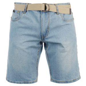 Vente en gros de shorts décontractés en denim 100% coton pour hommes, tailles personnalisées, modèle uni écologique - Product Image 1
