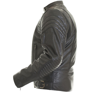 Veste de moto en cuir pour hommes Veste de motard d'équitation de qualité supérieure Équipement de course personnalisé OEM/ODM Fournisseur de gros - Product Image 4