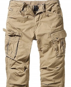 ขายส่งที่กำหนดเองฝ้าย100% ฤดูร้อนสบายๆผู้ชาย Cargo ติดตั้งกางเกง - Product Image 1