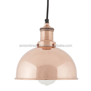 Lampe suspendue suspendue en cuivre martelé en métal de haute qualité pour la décoration hôtel Restaurant et décoration de la maison - Product Image 6
