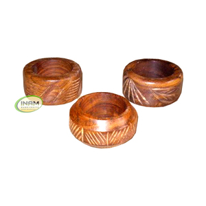 Servilleteros de madera náuticos hechos a mano de calidad única - Product Image 1