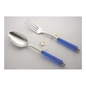 Ensemble de couverts décoratifs de table à manger de couverts conçus par Rare ensemble de cuillère et fourchette en acier inoxydable de 2 pièces à vendre à bas prix - Product Image 3