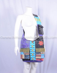 Sac à bandoulière multi-poches en coton pour femmes, rasoir coupé, nouveau Design, RSCB 0388 - Product Image 2