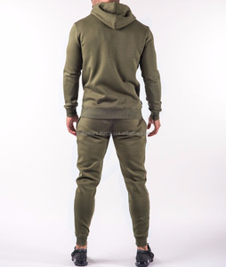 ชุดวอร์มผ้าฟลีซสำหรับผู้ชายชุดวอร์มผ้าโพลีเอสเตอร์/ ผ้าฝ้ายมีฮู้ดแบบธรรมดาสำหรับฤดูหนาว - Product Image 2