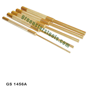 GS 1456A Long Drive Pin Punch Set Herramientas de joyería de latón para joyeros para trabajos de precisión - Product Image 1