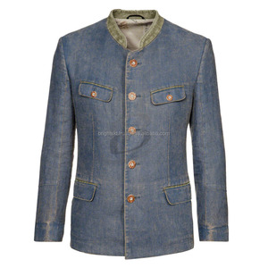 เสื้อแจ็คเก็ตผู้ชายแบบดั้งเดิมของเยอรมัน Kaiser Newblue (เสื้อแจ็คเก็ตแบบดั้งเดิม Kaiser) ผ้าโพลีเอสเตอร์ 100% สำหรับฤดูหนาว บุด้วยผ้าฝ้าย - Product Image 1