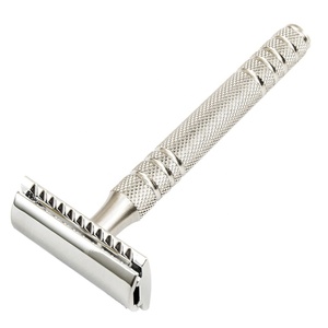 Maquinilla de afeitar de seguridad de doble filo intercambiable para hombre profesional personalizada - Product Image 1