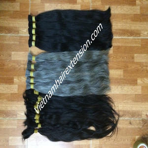 Wholesale Vietnam Bulk Virgin <b>Remy</b> <b>Human</b> <b>Hair</b> <b>Extensions</b> French Curl Style 8"-40" Length 100 Gram - Product Image 2