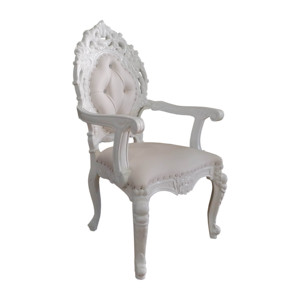 Muebles de silla de boda real tallada pesada - Product Image 1