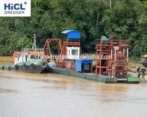 Máquina de dragado de diamantes y arena de río, cadena de cubo, HBC60 60m, 3/h, China - Product Image 2