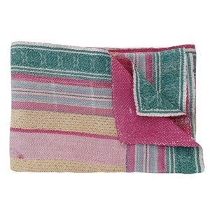 ผ้าคลุมเตียงผ้าฝ้ายส่าหรีแบบวินเทจผ้าส่าหรีแบบกลับด้านได้สำหรับใช้ในโรงแรมและบ้าน - Product Image 2