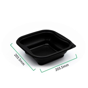 Vente chaude Barquette alimentaire en plastique jetable noire pour micro-ondes Emballage en blister - Product Image 4