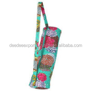 Bolsa de esterilla de Yoga de algodón de alta calidad ecológica y popular en más colores OEM y etiqueta privada de la India - Product Image 3