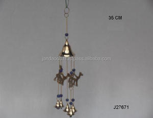 กระดิ่งลมคุณภาพสูงลายอูฐทำจากทองเหลืองตกแต่งบ้าน - Product Image 2