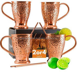 Tasse à café en cuivre pur, Mule spéciale, produits personnalisés, tasse à café, cadeau de 16 onces, 1 pièce - Product Image 5