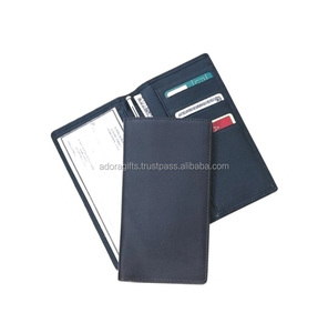 ADORA Couverture de livre à carreaux en cuir bleu ADACHB-0015 durable de haute qualité - Product Image 1