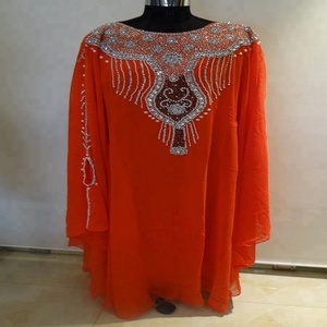 Vestido Abaya Kaftan de Dubái con Bordado Dorado - Product Image 3