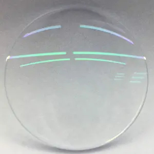 1.56 UV420 단일 비전 블루 컷 렌즈 그린 블루 코팅 광학 렌즈