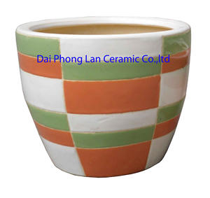 Black Decorative Pottery Pot with New Design - Product Image 4