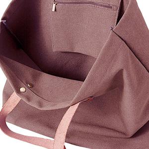 Sac fourre-tout Freetime en toile de coton robuste avec fermeture à glissière - Product Image 2