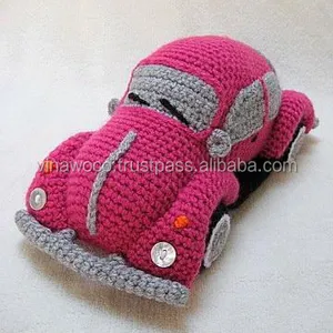 Pinky Leuke Auto-Gift Voor Uw Kinderen, Handgemaakte Gehaakte Speelgoed, Amigurumi Pop