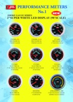 Pengukur Tekanan Boost LED Universal 52mm Murah dengan Pelat Hitam 12V Analog untuk Suku Cadang Mobil Universal Garansi 12 Bulan