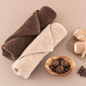 Serviette de bain écologique de couleur unie super absorbante nouveau design logo personnalisé au prix d'usine exportation directe en inde - Product Image 3