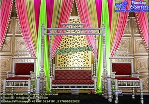 Elegantes Pilares de botellas de cristal para bodas y fiestas Gran escenario Diseñador Suministros para escenarios abiertos - Product Image 4