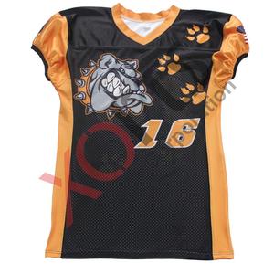 100% Polyester Bulldogs Jeunesse Nouveaux Designs Sublimation Camo Football Américain Uniforme Qualité Premium - Product Image 1