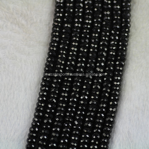 ลูกปัดหินกลมนิลพลอยสีดำ15นิ้วมีขนาด2มม. 3มม. 4มม. 6มม. 8มม." - Product Image 4