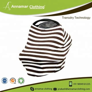 2018 Latest Design 100% Cotton Baby Car Seat Canopy cover Supplier India - Product Image 4