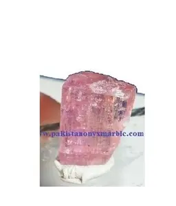 ธรรมชาติดิบ Imperial Topaz สีส้มสีชมพู