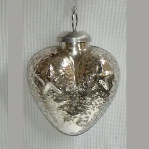 <b>Heart</b> Shape Christmas Decoration Christmas Hanging Metal Unique New Design Style Top Quality Christmas Home Decoration Hanging - Product Image 1