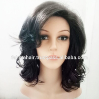 Superbe perruque pour femme, couleurs naturelles, cheveux vierges Remy 100% humains, extensions de cheveux indonésiens, résistantes à la chute, douces et brillantes, 8"-32"