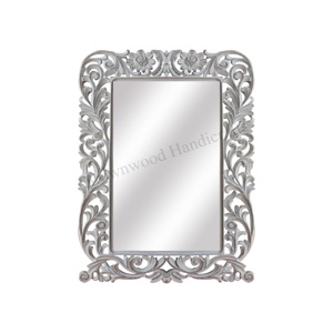 Wholesale Wood Carved Mirror <b>Frame</b> Top Selling Best Market Price Wall Hanging Decorative <b>Wooden</b> <b>Photo</b> <b>Frame</b> for <b>Photo</b> & Wall Art - Product Image 1