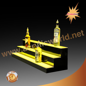 Étagère à vin en acrylique led, pièces, présentoir à bouteilles de vin, éclairage - Product Image 1