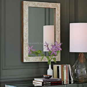 Meuble de salon en bois massif de designer avec incrustation en os - Product Image 4