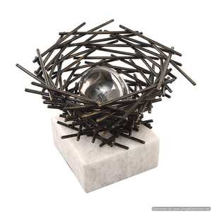Luxury Black & <b>White</b> Color Decorating Designer <b>Cage</b> for <b>Birds</b> <b>Cage</b> Ware Fancy Latest New Sculpture for Home Hotel Decoration - Product Image 1