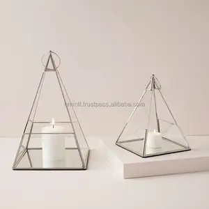 Reliable Manufacturer of Latest Design Top Quality Pyramid Candle <b>Lantern</b> for <b>Christmas</b> and Wedding Decoration - Product Image 1