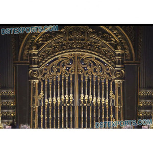 Panneau d'arrière-plan de mariage taawada, cadre métallique pour portes de mariage, panneau en Fiber - Product Image 1