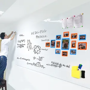 Whiteboard Magnetic Writing Whiteboard Sheet Sticker Office Self Adhesive Magnet Holding Whiteboard Wall Covering