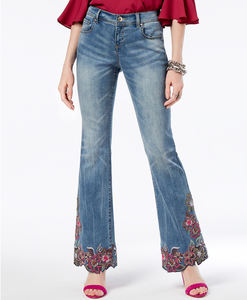 Ladies Best Embroidered <b>Jeans</b> Pant - Product Image 1