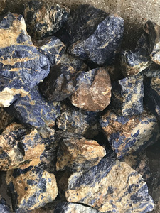 Pierres semi-précieuses en Sodalite, roche brute, pierre précieuse brute, ample, sodalite - Product Image 5