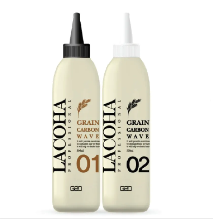 LACOHA Professional - Grain Carbon Wave perm agent and neutralizer 300ml healthy and shiny Hair care product made in Korea